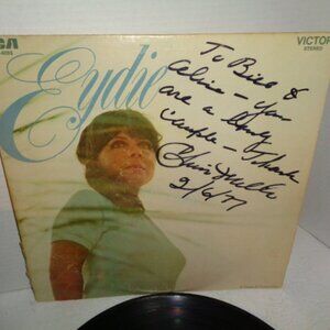 Eydie Gorme, Eydie Signed 1968 Album Cover VG Condition